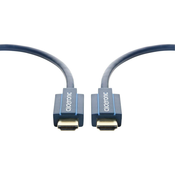 clicktronic HDMI priključni kabel clicktronic [1x HDMI-vtič  1x HDMI-vtič] 10 m moder 3840 x 2160 pixel