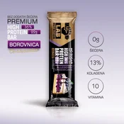 Proteinska cokoladica Borovnice-Cheesecake, Bez šecera, 12kom X 60g