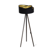 Stojeca lampa GALAXY 1xE27/60W/230V crna/wenge