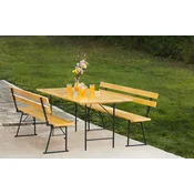 Gasilska garnitura/Pivski set ELEGANCE klop z naslonjalom