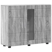 Drveni ormar Siva Sonoma 88,5 x 30,5 x 73 cm Konstruirano drvo