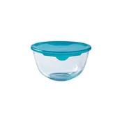Glass bowl with lid, made of heat-resistant glass, Prep&Store, 14 cm
