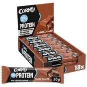 Corny Protein beljakovinska ploščica z mlečno čokolado 50 g karton 18 kosov