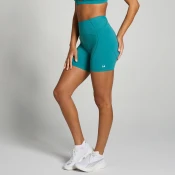 Ženske kratke hlače Tempo Ultra Curved Seam MP – Aqua Teal - XXL