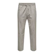 Only & Sons Hlače Linus Crop 0007  siva