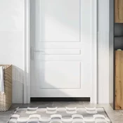 vidaXL Skrbniki za vrata z vijaki 12 pcs Bela 100 cm