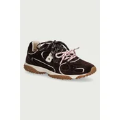 Nokwol Neo Brown Suede superge ženske semišaste