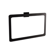 Kopalniški obešalnik Ring 210 OSTE MATT BLACK
