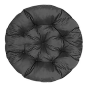 AIO FACTORY Vrtna blazina 65 cm za viseči stol, štorkljino gnezdo, vodoodporna, črna
