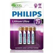 Philips - baterija Philips Lithium Ultra AAA-LR03, 4 komada
