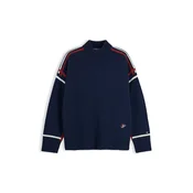 TOMMY HILFIGER Pulover mornarska/rubin rdeča/bela