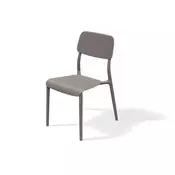 Prosperplast Plastični stol RIMO 47,5 x 55,5 x 84 cm, zemeljsko rjav