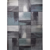 Tepih Ekol Diamond 80x150cm, siva/zelena