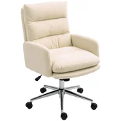 Homestar Pisarna stol Višina nastavljiva 58x67x91-99 cm Krem