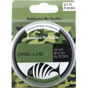 Soldarini Fly Tackle CAMOU LINE 50m 0.18mm