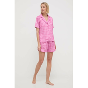 Pižama Guess ženska, roza barva, O4GX03 WFTE2