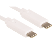 Sandberg kabel za punjenje USB-C, 2m, 60 W, bijel