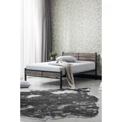 Woody Fashion Double Bedstead K300 - Black (140 x 190)