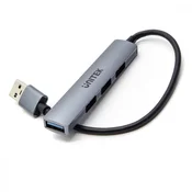 Unitek Unitek USB hub: 1x USB 3.0 (5 Gbps), 3x USB 2.0.