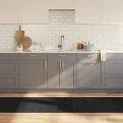 vidaXL vidaXL Preproga pravokotna črna 70x1000 cm bambus, (21166363)