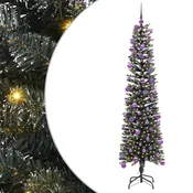 Vidaxl Umestno božično drevo Zelena 180 cm PVC, plastika in jeklo