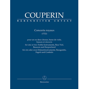 COUPERIN:FOR ONE OR TWO TREBLE INSTRUMENTS,BASS VIOL,BASSOON AND HARPSICHORD