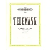 TELEMANN:CONCERTO G-DUR FLUTE AND PIANO TWH Anh.42:G