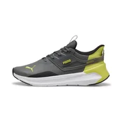 PUMA Softride Symmetry SL Running Shoes, Shoes, Cool Dark Gray/Lime Sheen, 40
