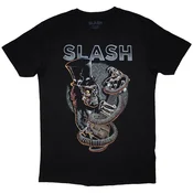 Slash Skull Guitar Snake Black M Majica