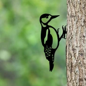 Aberto Design Dekorativna figura Bird On The Branch 01, 18x30 cm, 1.5 mm