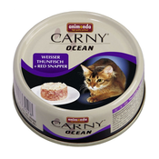 ANIMONDA hrana za mačke Carny Ocean (okus: beli tun in rdeči hlastač), 80g