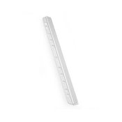 Durable profilna letvica s perforacijo, prozorna (2904) (50 kos)