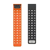 INF Hitro sproščljiva silikonska pašček za Garmin Enduro/Fenix7pro/Fenix8 Black+Orange, (5000306631)