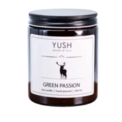 shumee Zelena strast - sojina sveča jasmin, perunika, cvet pomaranče - yush - 180 ml