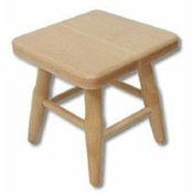 eoshop Stol KT247 iz masivnega lesa (barva lesa: Gray)