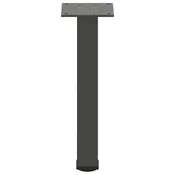 Vidaxl Noge za klubsko mizico 4 kosi antracitne 30-32 cm jeklo