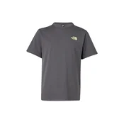 THE NORTH FACE Majica NSE SLOPES antracit / svetlo zelena