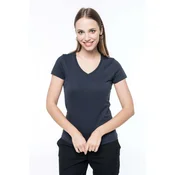 KA3003 LADIES SUPIMA V-NECK SHORT SLEEVE T-SHIRT