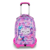 Šolska torba na 8 kolesih Seven GlowCat