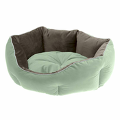 Ferplast Queen 45 zeleno-siva postelja za psa, 44x40 cm