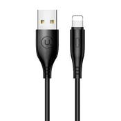 USAMS Usams kabel U18 Lightning 2A Hitro polnjenje 1m črn/črn SJ266USB01 (US-SJ266)