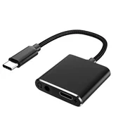 INF 2-v-1 večnamenski adapter Type-C: polnjenje, zvok in prenos podatkov, (5000291390)