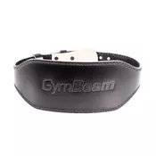 GymBeam Fitness Leather Belt Black