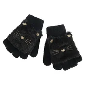 Cool Club rokavice 5 prstov CAG3332254 8281392 D črna 134/146