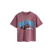 Next Majica kraljevo modra/mauve/črna/bela