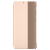 Huawei original preklopna torbica Smart View za Huawei P20 PRO roza z okenčkom