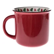 Rdeča porcelanasta skodelica 380 ml – Dakls