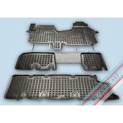 Rezaw-Plast Tipske patosnice za  Renault Trafic III (2014-2019) - middle (2nd row of seats) with