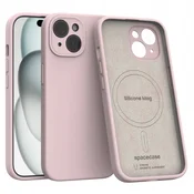 Magnetni ovitek za IPHONE 15 Silikonski ovitek za MagSafe Magnetni
