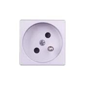 shumee Enojna vtičnica Simon Connect K45 z/brez 16A IP20 eloksiran aluminij K02/8
